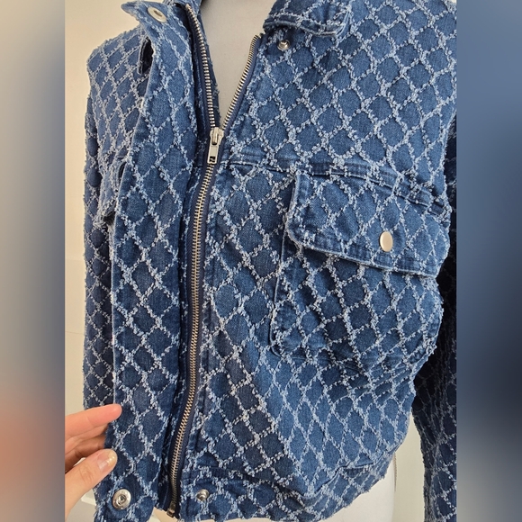 Marvel Blue Patterned Women's Jacket - Picture 4 of 7